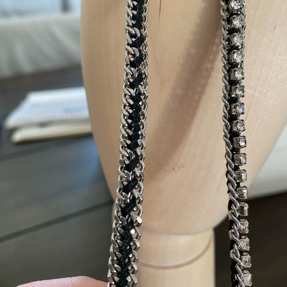 Swarovski Crystal and leather wrap bracelet - Picture 4 of 6